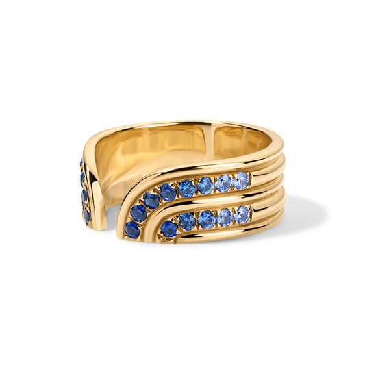 Stella Ring- Sapphire Gradient