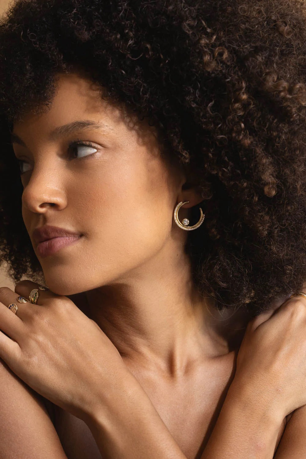 Diamond Arc Hoops