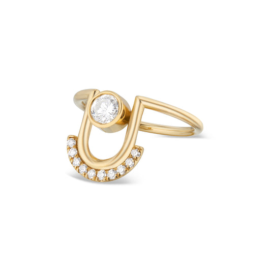 Gold Arc Ring