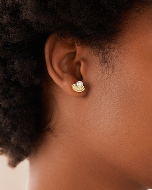Arc Studs - Diamond