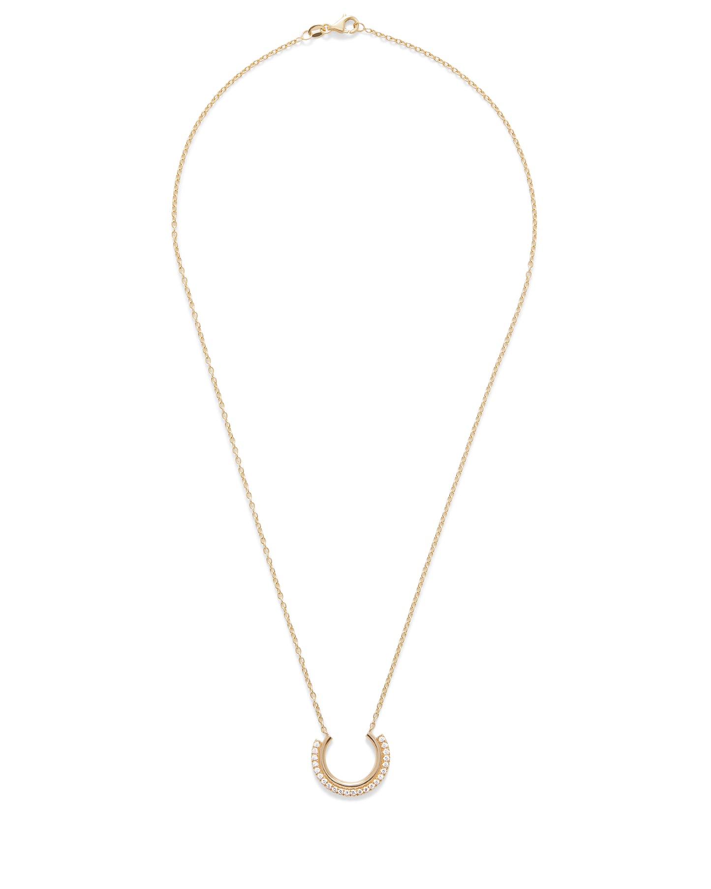 Diamond Mini Arc Necklace