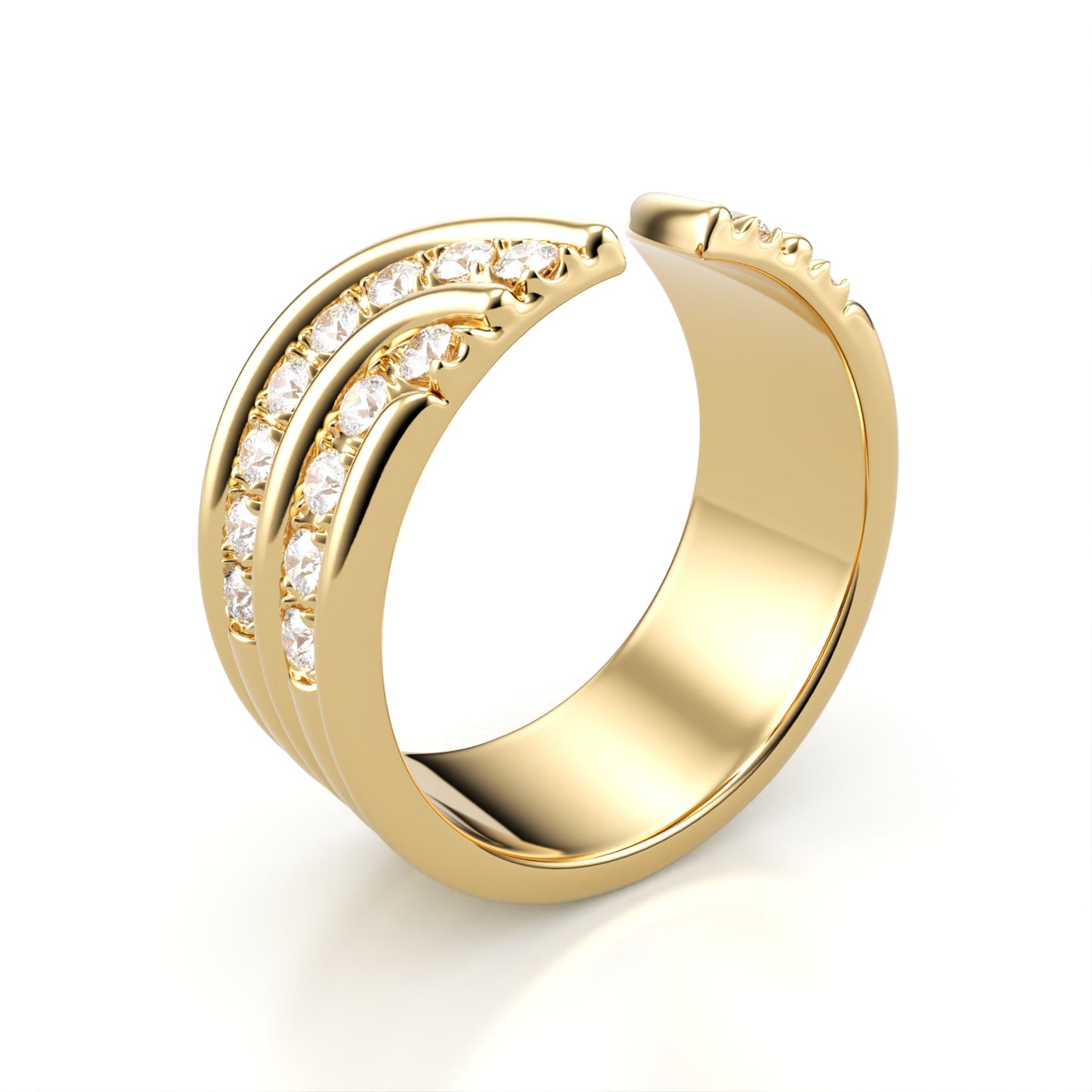 Pave Stella Ring