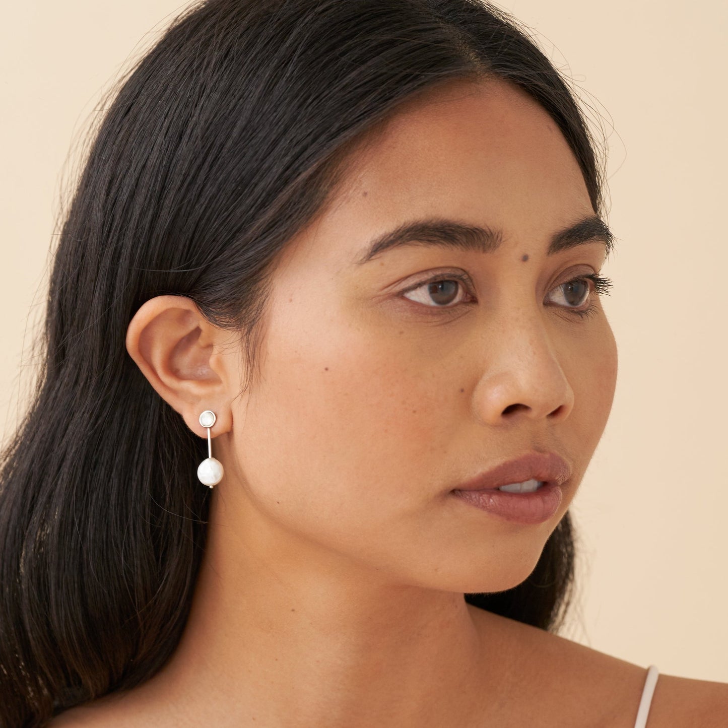 Pearl Dot Earrings