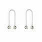 Silver Mini Arch Earrings