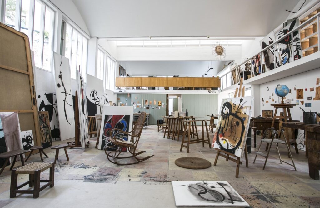 A look inside the artist's studio