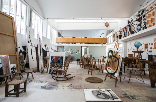 A look inside the artist's studio