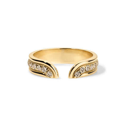 Klein Ring - Champagne Diamond
