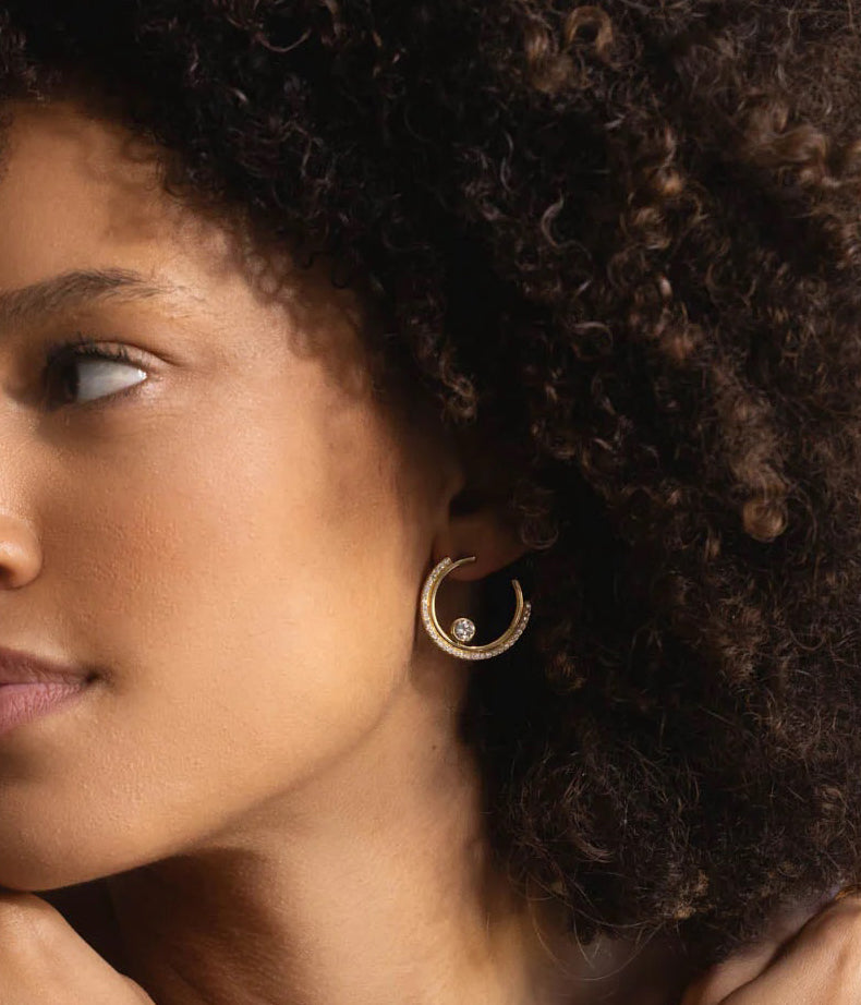 Diamond Arc Hoops