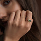 Alba Ring- Green Tourmaline