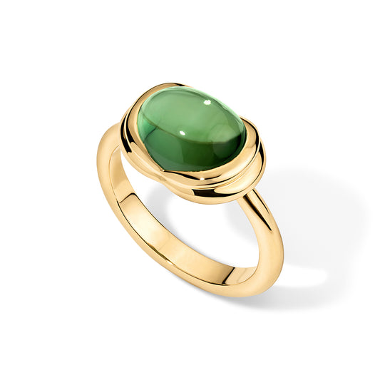 Alba Ring- Green Tourmaline