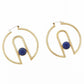 Lapis Archway Hoops