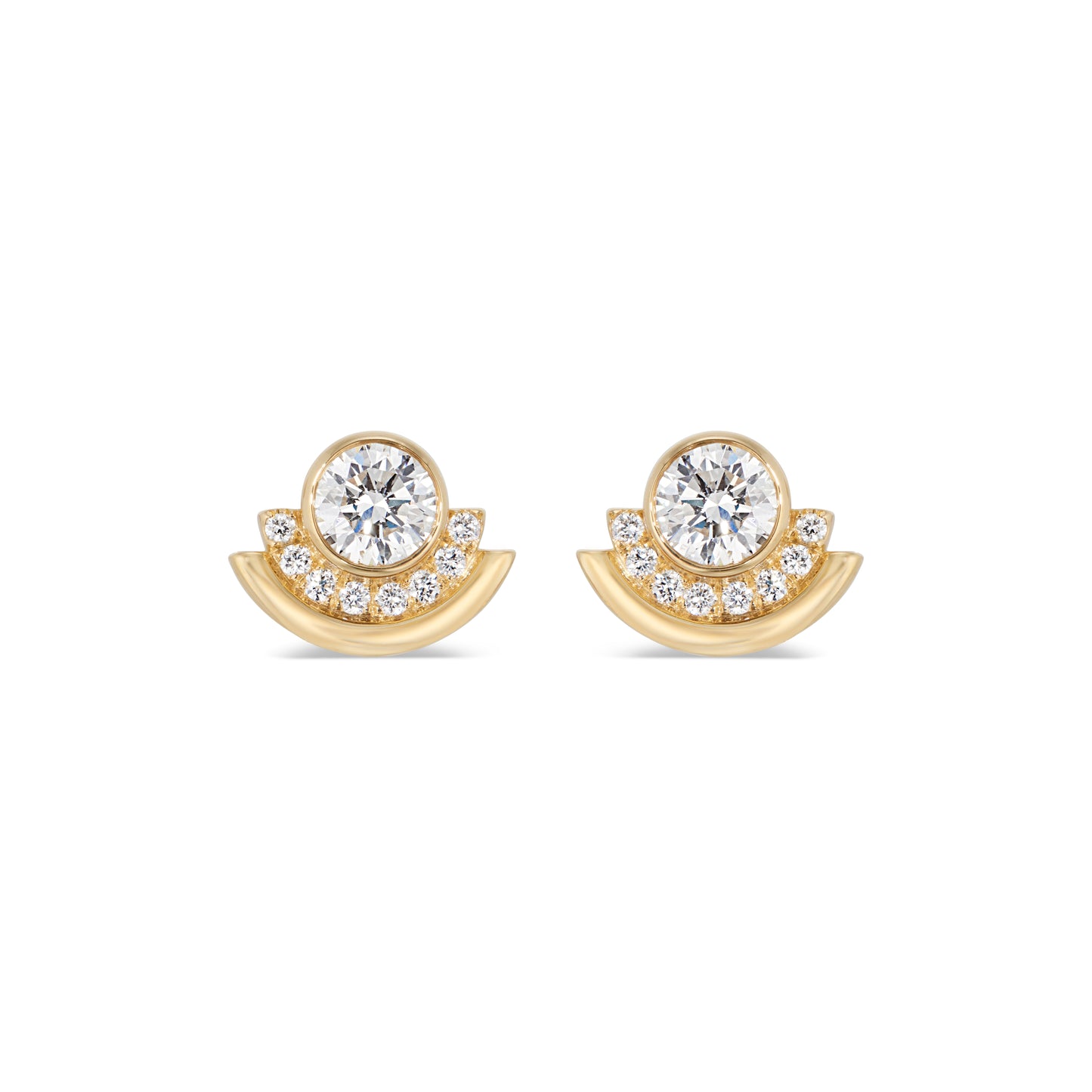 Arc Studs - Diamond