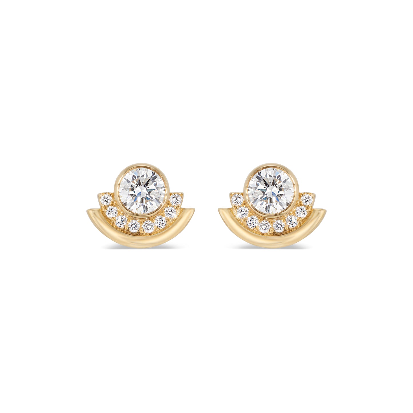 Diamond Arc Studs