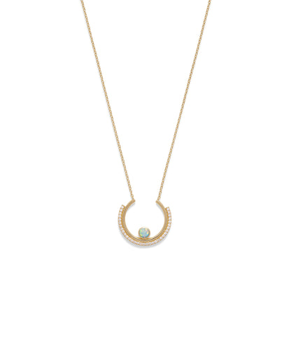 Opal Arc Necklace