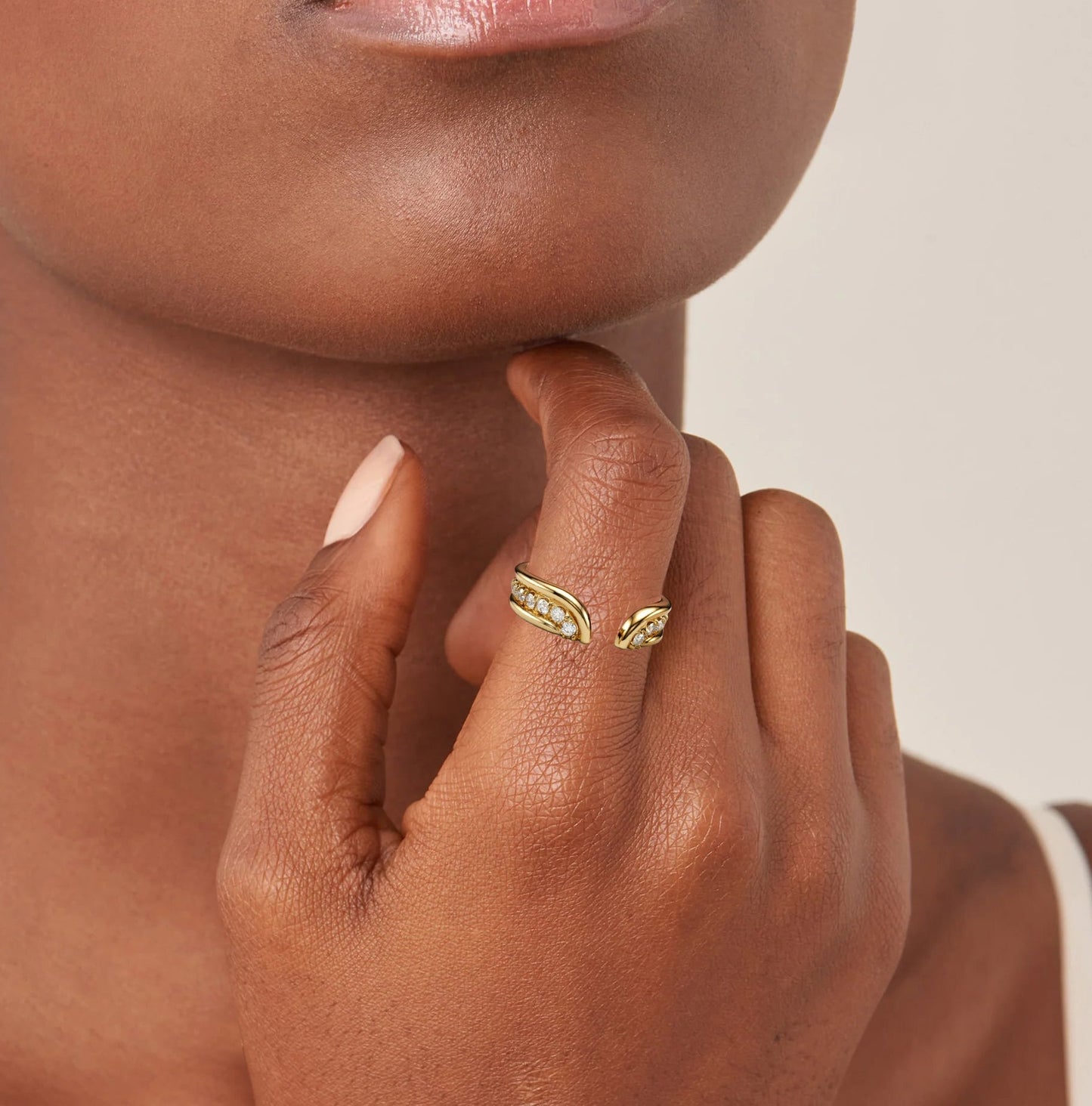 Pave Klein Ring