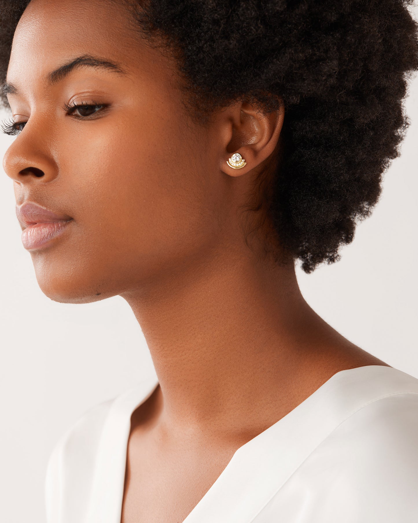 Arc Studs - Diamond
