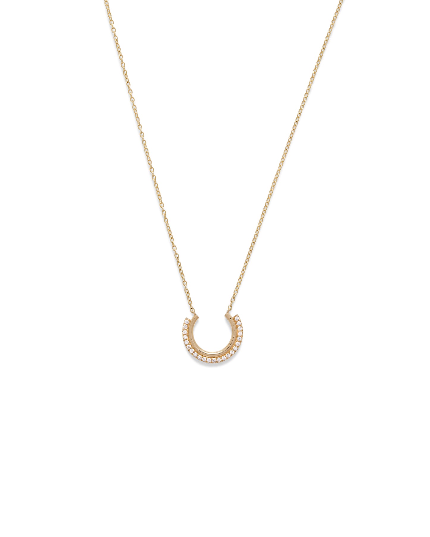 Diamond Mini Arc Necklace