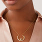 Gold Arc Necklace