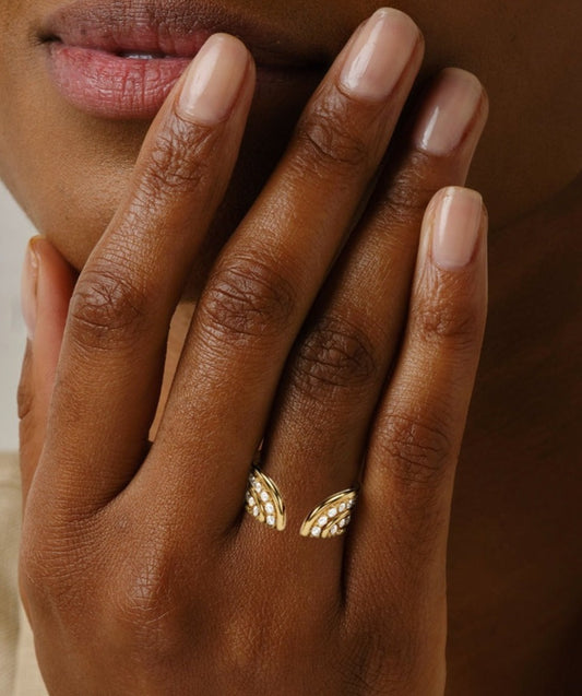 Pave Stella Ring