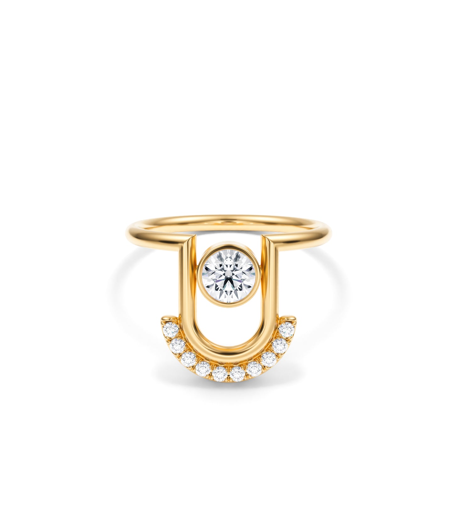 Gold Arc Ring