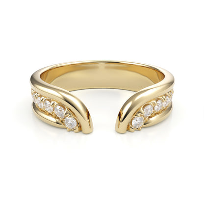 Pave Klein Ring